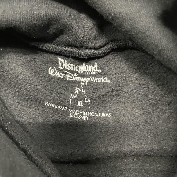 Disney Minnie Mouse Hoodie Womens XL Black Ears Bow Disneyland WDW Sweatshirt - Picture 3 of 4